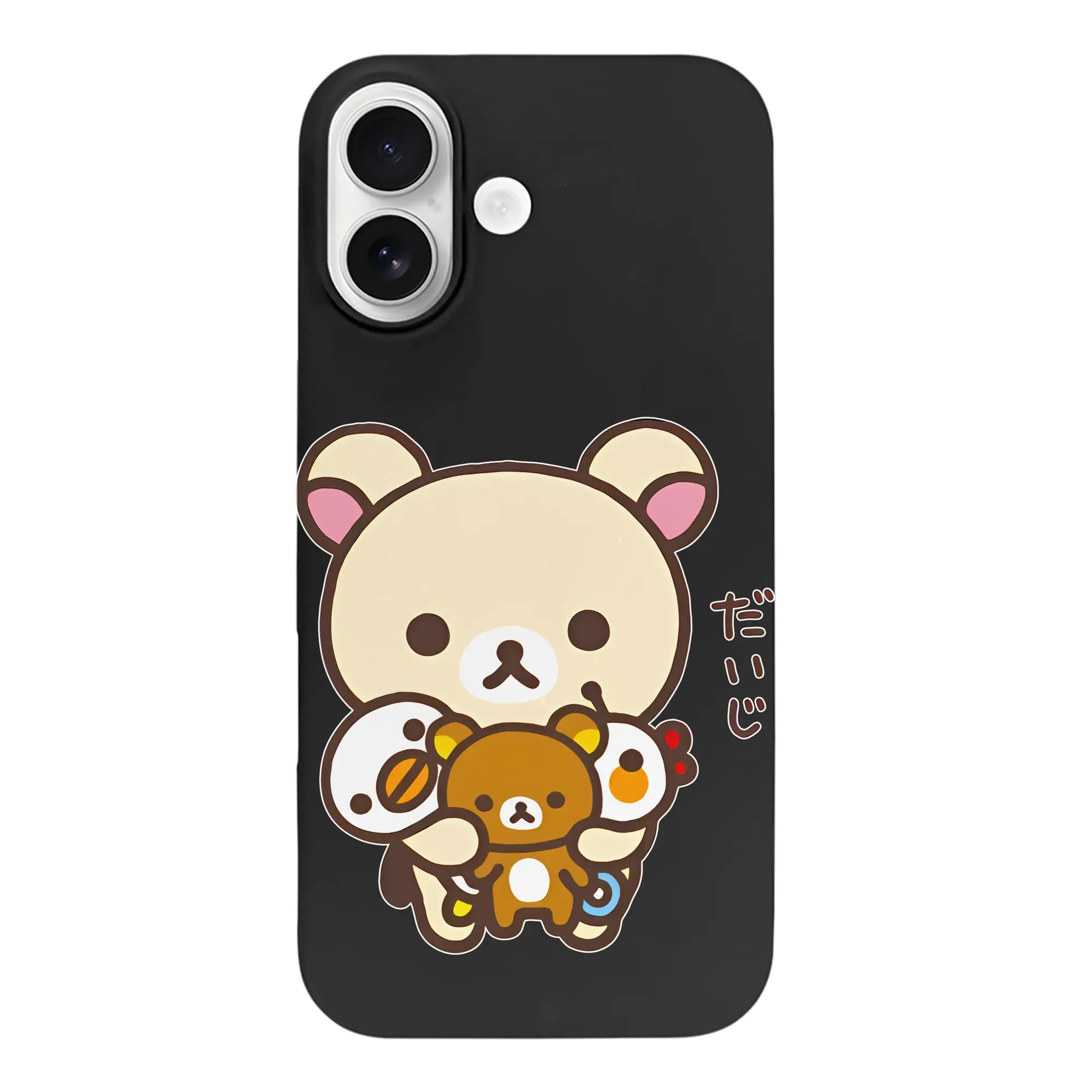 リラックマ (Rilakkuma) グッズ コリラックマ (Korirakkuma) - iPhone 17 シリーズ シリコンケース 薄型 耐衝撃 指紋防止 ソフトタッチカバー 精密フィット 傷防止 保護ケース iPhone 17/17 Air/17 Pro/17 Pro Max 対応